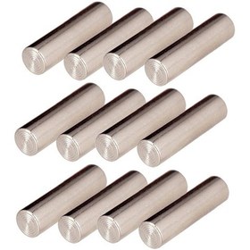 Resim 12 Parça Elektro Gitar Bas Pikap Metal Pimler Cyclinder Mıknatıs Slug Çubuklar 