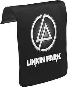 Resim Linkin Park - Logo III Unisex Siyah Tak-Çıkar Postacı Çanta Kapağı CK-734 