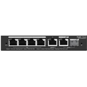 Resim Ruijie Reyee RG-ES206GS-P 4 Port Poe 54W 1Xrj45 Uplink +1xsfp Combo Uplink Gigabit Poe Yönetilebilir Switch 