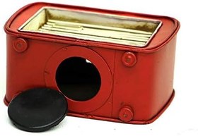 Resim Dekoratif Metal Radyo Kumbara Vintage Ev Ofis Hediyelik 