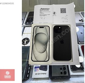 Resim Apple iPhone 15 İkinci El TR | 128 GB | Siyah 