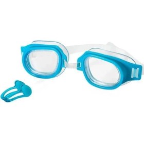 Resim MCM Group 26034 Bestway Çocuk Yüzücü Gözlüğü, Burun Mandalı ve Koruyucu Kulak Tıkacı Seti 7+ 