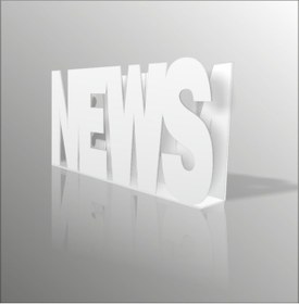 Resim M3DECORİUM 40X25Cm Beyaz News Yazılı Gazetelik Broşürlük İnsörtlük Dergilik 