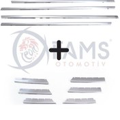 Resim Renault Megane 2 Krom Aksesuar Seti 2 Parça Paslanmaz Çelik Sedan 