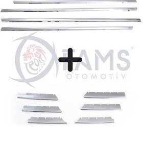 Resim Renault Megane 2 Krom Aksesuar Seti 2 Parça Paslanmaz Çelik Sedan 