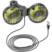 Resim Usb Otomotiv Fan Taşınabilir Klima Arabalar Elektrikli Fan Ev 1 Adet 