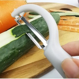 Resim Sebze Domates Patates Havuç Soyacağı Paslanmaz Çelik Soyacak Yan Soyacak Beyaz 