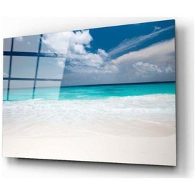 Resim Miyrem Glasses Collection -a1^ Dalga Cam Tablo 