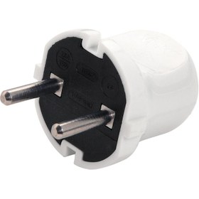 Resim Viko Mimoza 2,5 A Erkek Fiş Beyaz 