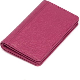Resim Fuşya Deri Unisex Kredi Kartlık - S1KK00001601-C42 