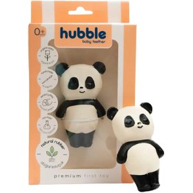 Resim Hubble - Doğal Bebek Diş Kaşıyıcı Ve Oyuncağı Panda 