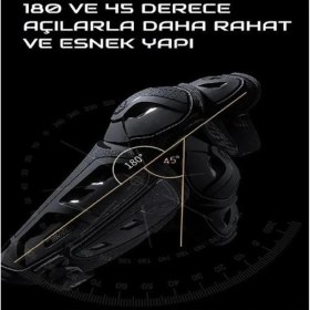 Resim Scoyco K26 Mafsalli Dizlik Renkli Nefes Alabilen Kumaş ile Çift Yönlü Koruma Sağlayan 