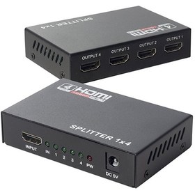 Resim Hdmı Dağıtıcı 1 Giriş 4 Çıkış 