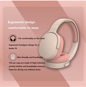 Resim Kensa P2961 Pembe Kulak Üstü Kablosuz Bluetooth Kulaklık Pembe 
