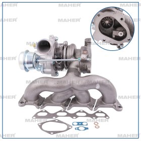 Resim Turbo Golf5 / Golf6 / Jetta / Scirocco / Tiguan 2004-2013 Blg-bmy-cavd-cavc-cavb-cavd-bwk-ctha-cthd 1.4 Tsi 140 Ps 03c145702p 