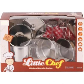 Resim Dekofon Küçük Şef Metal Mutfak Seti 