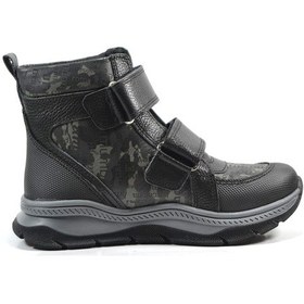 Resim Pinky Pinky 1521 Hakiki Deri Siyah Ortopedik Erkek Çocuk Bot Siyah 