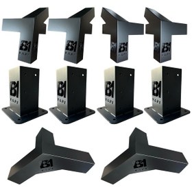 Resim Ahşap Pergola-kamelya Çatılı Set Ahşaplar Hariç Siyah 