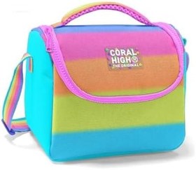 Resim Coral High Thermo Beslenme Çantası Renkli Çizgili 11786 