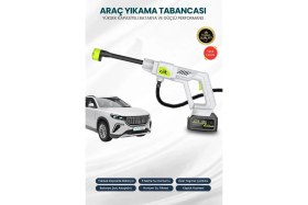 Resim Şarjlı Yüksek Basınçlı 6 Fonksiyonlu Ilaçlama, Oto Yıkama ve Sulama Tabancası 