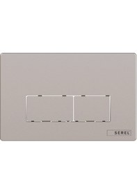 Resim Serel P58 0180 Parmak İzi Bırakmayan Kumanda Paneli Mat Krom 