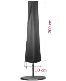 Resim Bundera Nappe Su Geçirmez 2 Metre Plaj Şemsiyesi Örtü Plaj Çadırı Toz Yağmur Önleyici Şemsiye Koruma Kılıfı 