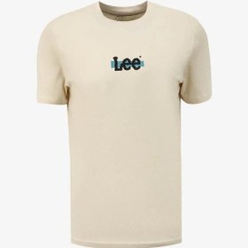 Resim Lee Erkek T-shirt Bej L241521614 24ymc8000236 Mc80045 Bej 