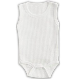 Resim 5' Ribana Bebek Atlet Zıbın Raporlu Çıtçıtlı 100% Pamuk - Ribana Bebek Zıbın , 0-3 Ay Sku: Smg8690010033635 