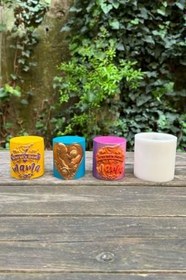 Resim Rufus Concept Anneler Günü Silindir Silikon Mum Kalıbı 