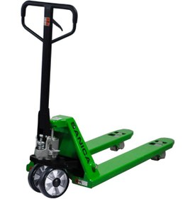 Resim Sanica 2500kg Kapasiteli 1220mm Kauçuk Tekerlekli Manuel Transpalet 