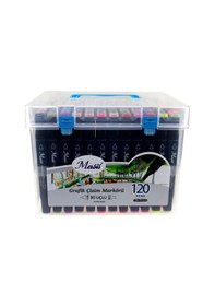 Resim Masis Twin Çift Uçlu Marker Kalemi Seti 120 Li 