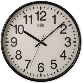 Resim Klik Venüs Siyah Duvar Saati Siyah 