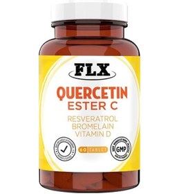 Resim 60 Tablet Quercetin Kuersetin Magnesium Ester C Vitaminini Vitamin D Complex 