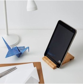 Resim IKEA Bergenes Telefon/tablet Standı, Bambu 