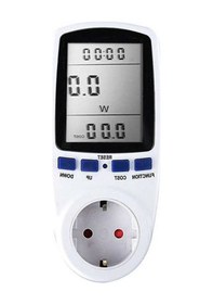 Resim Jokmae Eu 230v Enerji İzleyici: Lcd Ekranlı Akıllı Priz, Watt, Volt, Zaman, Maliyet Takibi 