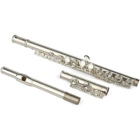 Resim Silver SFL-290ES Gümüş Kaplama Yan Flüt 