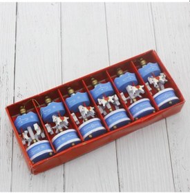 Resim Mavi Mini Atlı Karınca 6 Lı Sezonsuz 