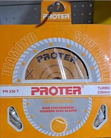 Resim Proter Pr 230 T Turbo Elmas Kesici Testere 230 X 2.4 X 7.0 X 22.23 Mm Proter 