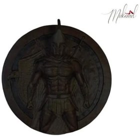 Resim Cesaretin Koruyucusu - duvara asılan roma savaşçısı, el yapımı, arkadan aydınlatmalı, dekorasyon heykeli - Mukemel orijinal tasarımlar 