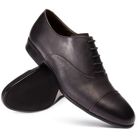 Resim Deery Hakiki Deri Gri Klasik Erkek Oxford Ayakkabı - 01026mgrıc01 