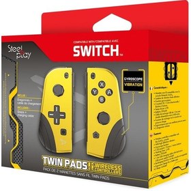Resim Steelplay Nintendo Switch JoyCon Twin Pads Controller Sarı 