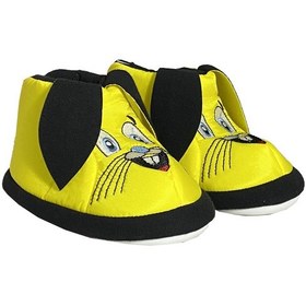 Resim Wordex Desenli D01 Çocuk Kışlık Panduf Ev Kreş Ayakkabısı Sarı 
