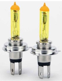 Resim Genel Markalar H4 Limon Civciv Sarısı Far Ampulü Sarı Işık Artırımlı Far Ampulü H4 