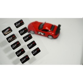 Resim Hyundai GT Yeni Nesil Logo 3D Cam Açma Torpido Konsol Ayna Çıkart 