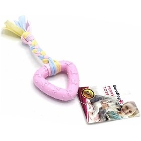 Resim Eurodog&Eurocat 19 CM Kauçuk Üçgen Köpek Diş Kaşıma Oyuncağı 