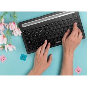 Resim Everest Bluetooth Kablosuz Klavye Ultra İnce Q Türkçe Dili Ev Ofis Kullanımı İçin 