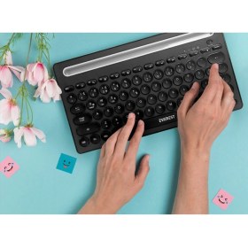 Resim Everest Bluetooth Kablosuz Klavye Ultra İnce Q Türkçe Dili Ev Ofis Kullanımı İçin 