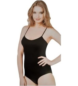 Resim Elite Life 792 Bayan Destekli Ip Askılı Çıtçıtlı Body Slip Body 