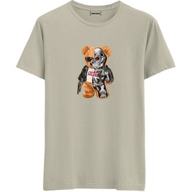 Resim Robot Bear - Regular Tshirt - XL / Krem 