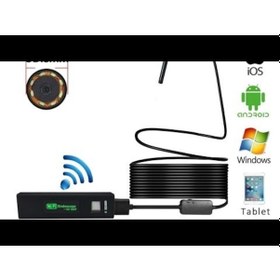 Resim Yoosee Endoskop Yılan Kamera 5 Metre WIFI Android & İos Uyumlu Su Geçirmez 